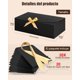 thumbnail image 4 of Paquete de 20 Cajas de Regalo de Boda,Caja de Regalo Negro para Fiestas con Cintas Doradas | Cajas de Regalo de Pape,para Bodas, Boda, Halloween, Navidad (Blanco), 4 of 4