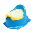 thumbnail image 3 of Orinal para , asiento de inodoro para con contenedor extraíble con asa Cómoda silla antideslizante para orinal de bebé para bebés de 6 a 12 Azul Hugo niño orinal, 3 of 10