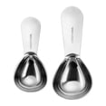 thumbnail image 2 of Juego de 2 cucharas medidoras de acero inoxidable Gloria para cocina 30 ml y 15 ml, 2 of 9