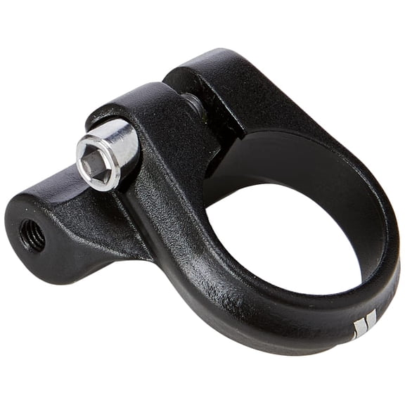 M Part Seat clamp with rack mount 28.6mm black