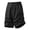 Black, variant on Breathable Cargo Shorts for Men Summer Button Closure Zipper Fly Shorts for Birthday Gift, Elasticized Waist Cooling Touch Shorts with Tool Pockets