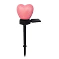 thumbnail image 1 of Solar Heart Shaped Pathway Lamp with Warm White LED Path Lights Energy Saving Practical Decor Light for Garden, Waterproof, 1 of 8