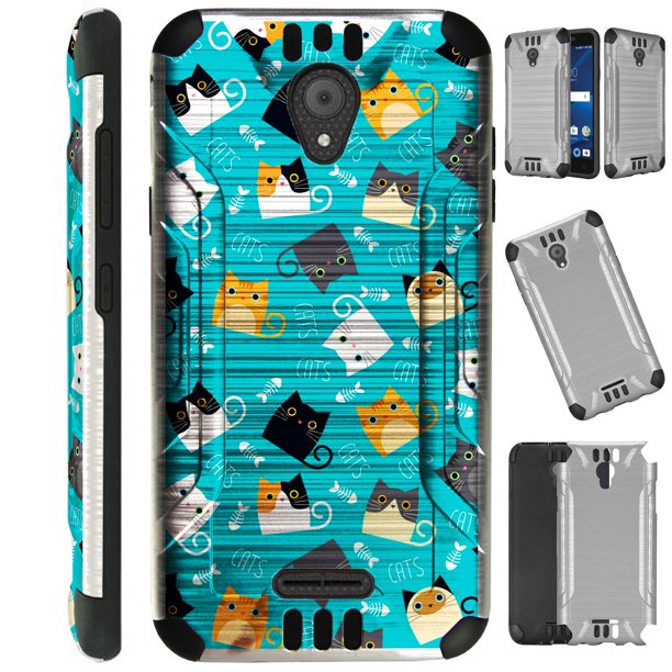 Compatible with Cricket Vision 3 (2021) AT&T Calypso Brushed Metal