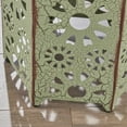 thumbnail image 4 of Noble House Vania Iron Hexagonal Side Table, Green, 4 of 6
