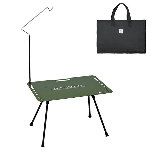 table Pliante Portable en Alliage d'Aluminium pour camping, table Légère Multifonctionnelle, table de Pique-Nique, Pêche, Randonnée, barbecue en Plein Air
