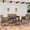 Natural, variant on LOGYAT 4 Piece Patio Furniture Set Outdoor, All-Weather Wicker Bistro with Loveseat & 2 Chairs, Extra Long Coffee Table, Boho Rattan Conversation Set for Garden, Balcony, Porch, Black