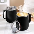 thumbnail image 6 of AUNVITO 17oz 304 Stainless Steel Coffee Mug Cup, Double Wall Insulated Tumbler for Hot Cold Drinks Home Office Travel Camping, 1pc, 6 of 6