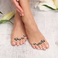 thumbnail image 4 of 8 Flower Toe Separator Black - 8 Flower Toe Separator | Silicone Flower Toe Spacers Toe Stretchers | Reusable Toe Separators for Nail Varnish | Toe Dividers for Nail Polish Pedicure Tools, Nail, 4 of 9