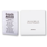 Acoustic Audio HD-S10 Flush Mount Passive Subwoofer In Wall with 10 Speaker