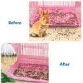 thumbnail image 3 of IGUOHAO Guinea Pig Cage Litter Box Liners, Disposable Rabbit Cage Liner, Small Animal Bedding Waste Litter Pan Bags for Rabbit Bunny Hamster Hedgehog, 3 of 7