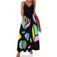 thumbnail image 1 of Vestido sin mangas con estampado de los años 80, vestidos de novia para mujer, vestidos sexys para mujer, vestidos para mujer , diseñador de lujo para fiesta, 1 of 7
