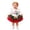 A04-White, variant on Baby Girl Christmas Outfit Long Sleeve Ruffle Princess Tutu Dress Headband Christmas Tutu Dress Outfit Long Sleeve Ribbed Ruffle Glitter Tulle Princess Dress Christmas Outfits