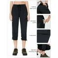 thumbnail image 4 of SEVEGO Womens Hiking Pants Tall Inseam 30"/32"/34"/36" Athletic Cargo Pants Lightweight 4 Zipper Pockets Water, 4 of 6