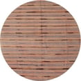 thumbnail image 1 of Ahgly Company Machine Washable Indoor Round Contemporary Camel Brown Area Rugs, 5' Round, 1 of 7