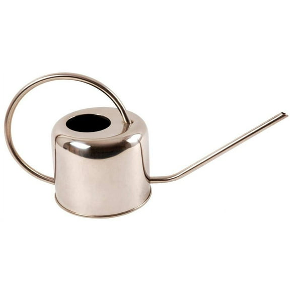 Esschert Design Small Stainless Steel Modern Watering Can 1 Liter