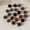 Egg flower mixed color 20 pack, variant on Retro Acetate Print Hair Claw Set, Mini Shark Clips for Half-Updos & Strands-Keel clip mixed color 20 pack