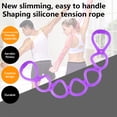 thumbnail image 3 of Stretching Resistance Exercise Band Home Gym Professional Women Men Stretchable Working Out Training Bands Arm Shoulders Trainer Blue, 3 of 5