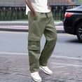 thumbnail image 2 of Durable Men's Cargo Pants Work Trousers with Multiple Utility Pockets for Outdoor Adventure and Daily Casual Wear, 2 of 5