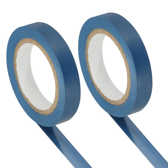Uxcell Grip Fishing Tape, Racquet Finishing Tapes Racket Accessories Sticky Seal - Fitting for (Tennis, Badminton, Squash), 2 Pack & 32.8ft & Blue