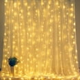 thumbnail image 2 of LED Garland Curtain Lights 8 Modes USB Remote Control Fairy Lights String Wedding Christmas Decor for Home Bedroom New Year Lamp, 2 of 6