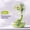 Green, variant on Creative Candy-Colored Handheld Fan with Built-in LED Lights, Portable 2-in-1 Desktop Cooling Fan with Folding Base, USB Rechargeable Personal Mini Fan for Travel and Office