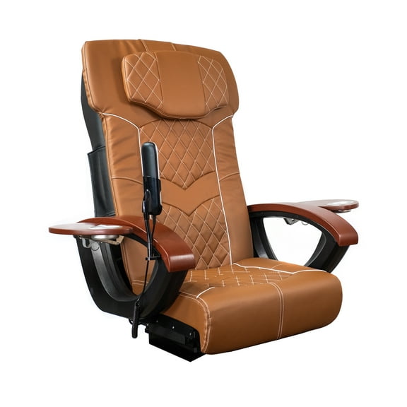 Universal Size Pedicure Chair Cushion Cover Set for Nail Salon Pedicure Spa Massage Chair, Universal Replacement Fit All Models, Cappuccino