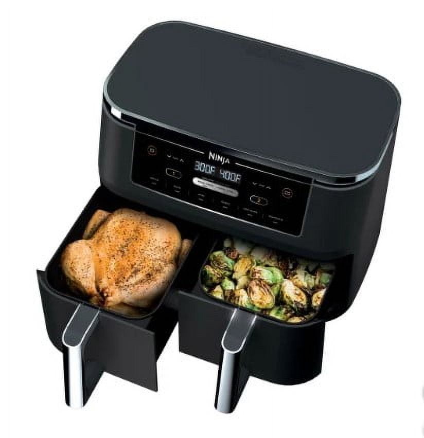 friobar 2個set Ninja® Foodi® 6-in-1 8-Quart. 2-Basket Air Fryer with