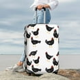 thumbnail image 3 of Lsque Funny Chicken Printed Luggage Cover, Travel Luggage Protector,Scratch and Dirt Resistant, Fits 18-32 Inch Luggage -, 3 of 9