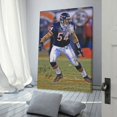 thumbnail image 3 of Brian Urlacher Rugby Player Poster 3 Home Decor Poster Wall Art Hanging Picture Print Bedroom Decorative Painting Posters Room Aesthetic 16x24inch(40x60cm), 3 of 6