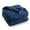 Navy Blue, variant on Exclusivo Mezcla Fleece Throw Blanket for Couch, Super Soft Jacquard Bed Blanket, Lightweight Fuzzy Warm for All Seasons, 50x60 Inches, Navy Blue