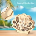 thumbnail image 5 of Wood Display Case with Acrylic Panel Shaped Box Shadow Box with Clear Window Sea Holder for Small Tooth Decor, 5 of 5