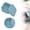 Blue, variant on Square Silicone Food Storage Container, Leakproof Lid Bento Lunch Box for Lunch, Gym, and Camping