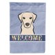 thumbnail image 1 of "Caroline's Treasures BB1408GF Bandera de bienvenida de Labrador amarillo, pequeña, multicolor" Caroline's Treasures BB1408GF, 1 of 1