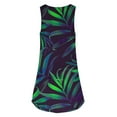 thumbnail image 5 of Mefallenssiah Robes d'Été pour Femmes 2023 Col Rond Imprimé Sans Manches Robes Tuniques Grande Taille Robes T-Shirt, 5 of 5