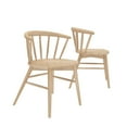 thumbnail image 3 of Plank+Beam Set of 2 Dining Chairs, Solid Wood Kitchen Chair, Blonde, 3 of 9