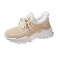 thumbnail image 2 of Women's Low Top Relaxed Fit Casual Running Sneakers Beige 39, 2 of 7