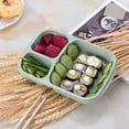 thumbnail image 1 of Meitianfacai Bento Box Boîte à Lunch pour Adulte, Contenant de Préparation de Repas à 3 Compartiments, Contenants de Collation Réutilisables pour le Rangement des Aliments - Empilable pour l'École, le Travail et les Voyages,5.9x9.25x1.96 Po, 1 of 7