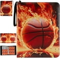 thumbnail image 1 of Carpeta para cartas de baloncesto YDEPLVEO de 900 bolsillos con cierre de cremallera, 1 of 7