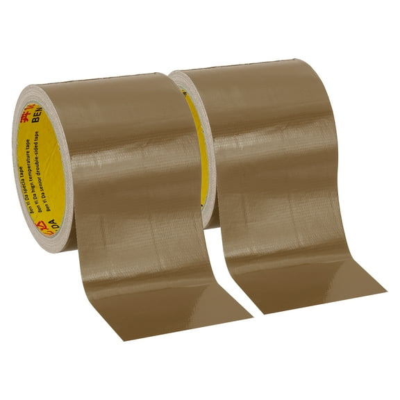 3.1"x0.01" Bookbinding Tape, 2 Roll 11 Yard Cloth Bookbinding Repair Tape Book Binding Tape Self Adhesive for Repairing Old Books, Brown
