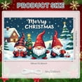 thumbnail image 2 of Gnome Theme Merry Christmas Banner Christmas Tree Christmas Gnome Display Gift Boxes Snowy Scene Xmas Backdrop for Christmas Party Holiday Gathering Home Decoration, 2 of 9