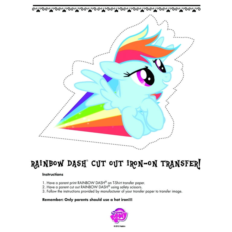 Pin the Tail on Rainbow Dash (Free Printable) - I Watch Them Grow