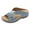H-Ciel Bleu, variante sur 2025 Pantoufle pour Femmes Pantoufle d'Été en Tissu Mukluks pour Femmes Sandales de Plage Sandales de Plage d'Extérieur Décontractées Pantoufles à Plateforme pour Femmes Confortables