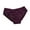 Purple, variant on Diufon Womens Underpant Solid Color Half Coverage Soft Brief Elastic Bow Waist Panties