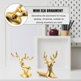 thumbnail image 3 of WHAMVOX 4Pcs Tabletop Accessories Elk Adornment Home Decor Deer Statue 2.08X1.96X0.70Inch, 3 of 8