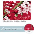 thumbnail image 2 of Cherry Polyester Chair Rug Mat, Non-Slip and Machine Washable Area Rugs, 2 of 6