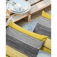 thumbnail image 3 of Outdoor Throw Pillow Cover Vintage Farm Wooden Grain Waterproof Cushion Covers 2 Pack Gray Yellow Wood Barn Pillow Cases Home Decoration for Patio Garden Couch Sofa, 3 of 7