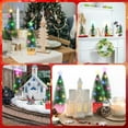 thumbnail image 3 of Mini Christmas Tree with LED Lights, Tabletop Decor with Warm Lights for Indoor Holiday Party, Table Centerpiece, 3 of 8