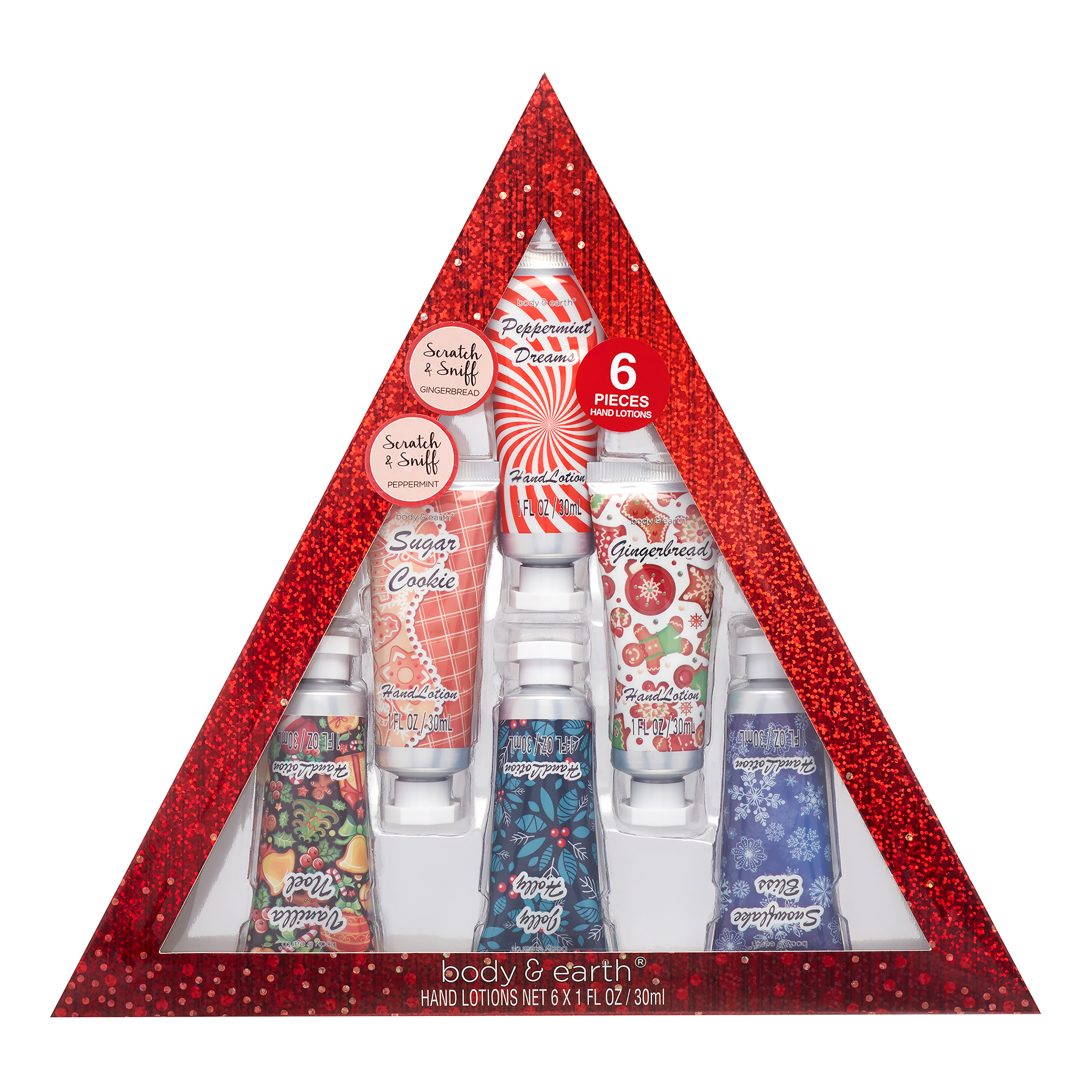 Body & Earth 6Piece Hand Lotion Set