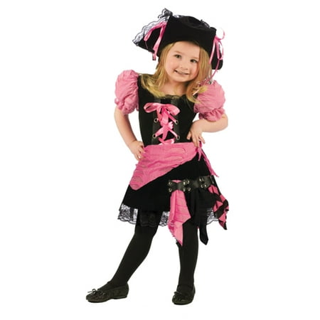 Pink Punk Pirate Toddler Costume - Toddler Small
