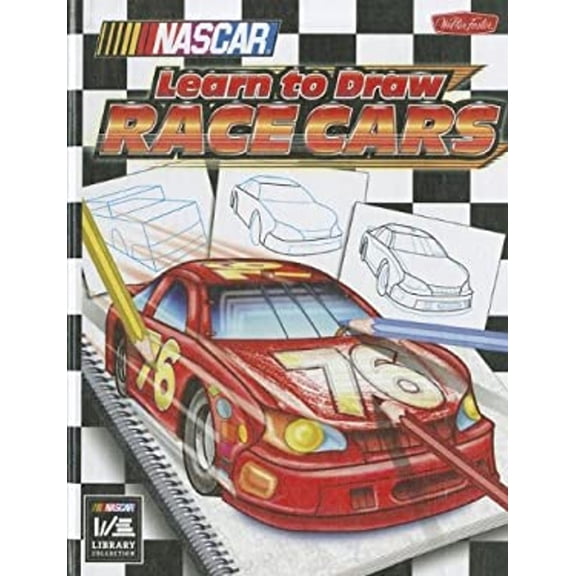 Pre-Owned NASCAR Learn to Draw Race Cars: Discover all You Need to Know to Begin Drawing Your Favorite NASCAR Race Cars Hardcover
